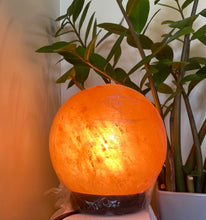 Load image into Gallery viewer, Healing Globe Himalayan Pink Salt Lamp

