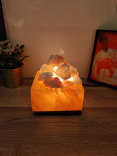 Load image into Gallery viewer, Healing Square Fire Himalayan Salt Lamp
